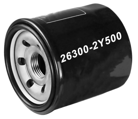 OE 26300-02501 Voor Hyundai 26300 2Y500 Metaal en filterpapier Materiaal Oliefilter